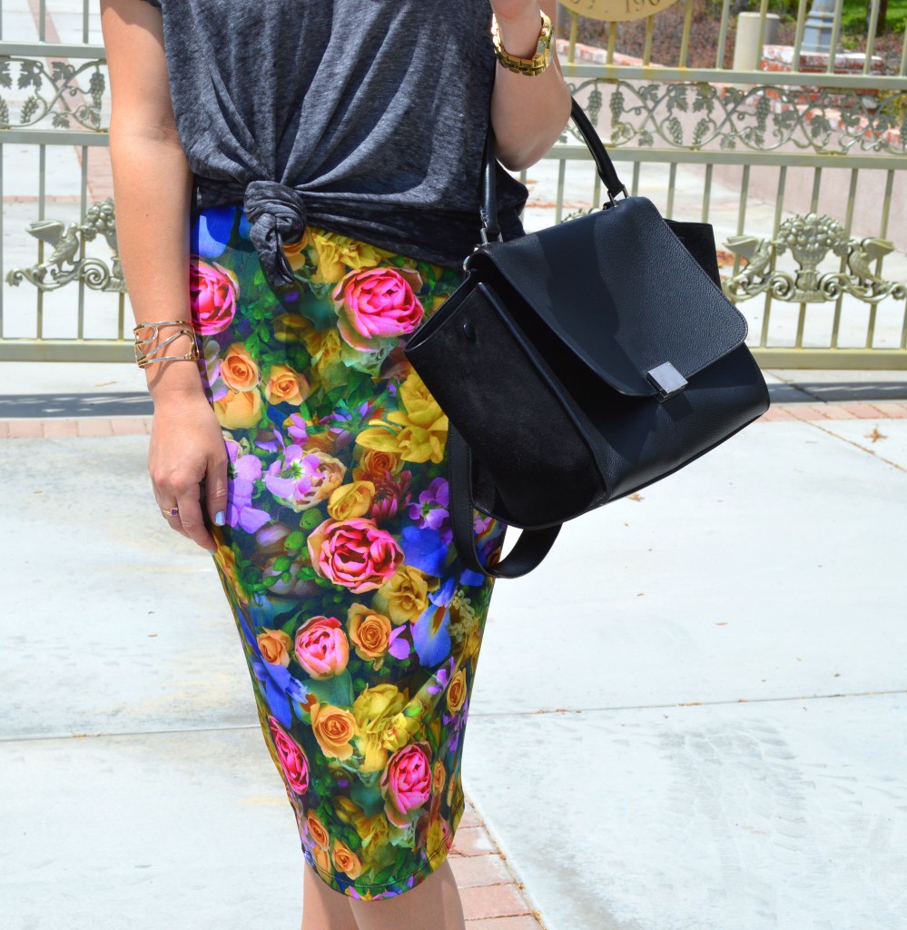 Floral Pencil Skirt