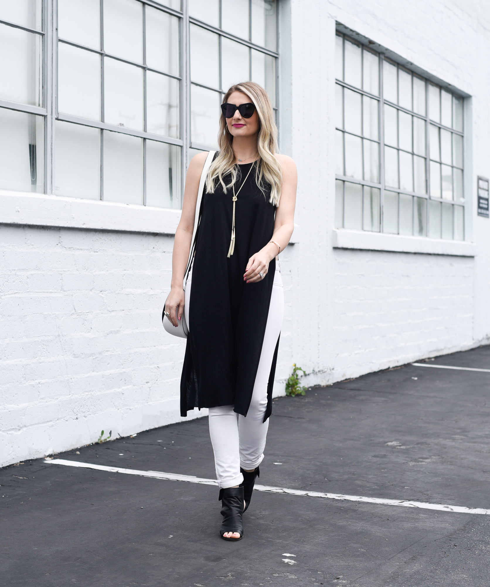 Perfect festival black tunic tank top. 