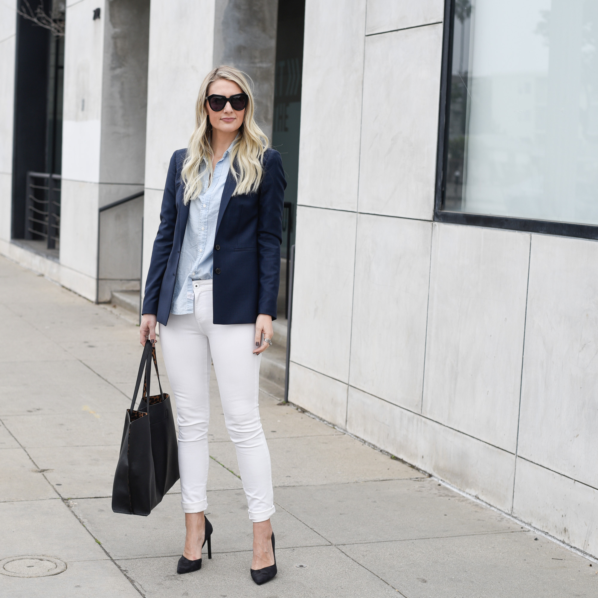 The best black tote to carry to work at an affordable price. 