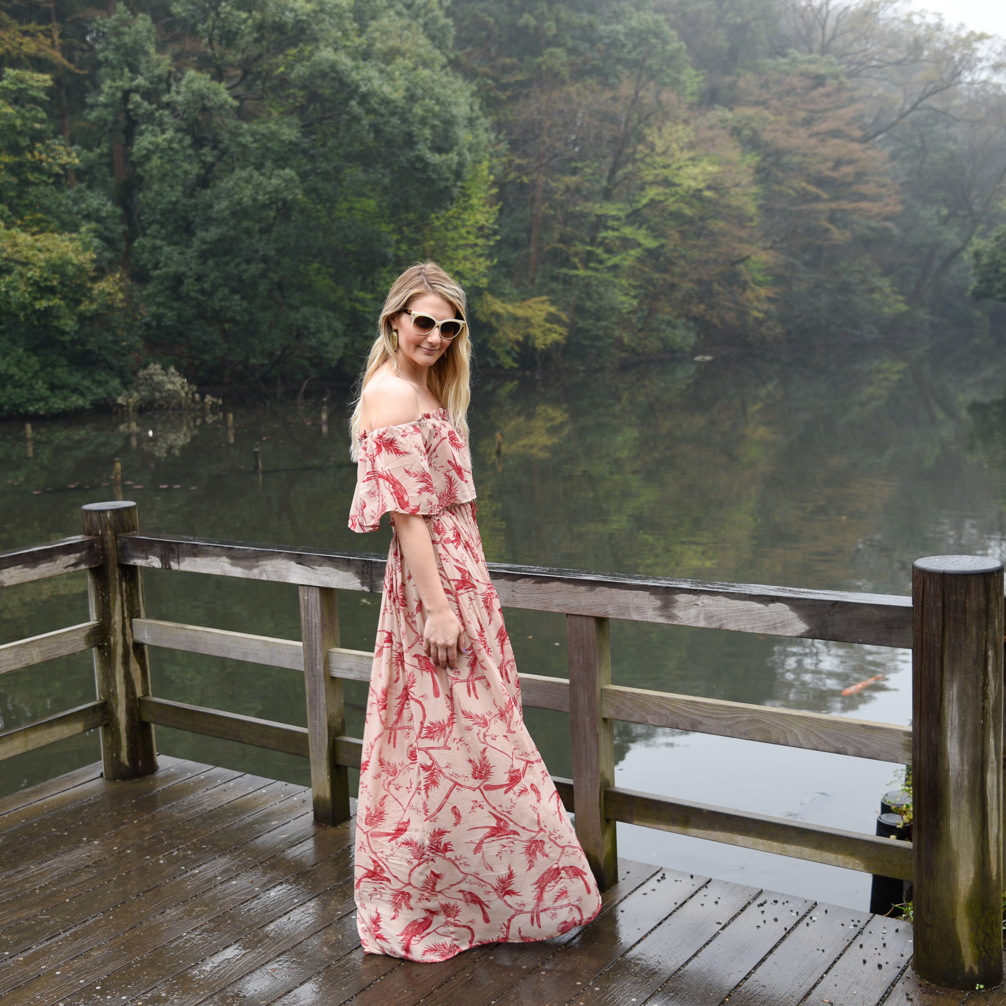 Twirling through the gardens at Meiji Jingy shrine! 