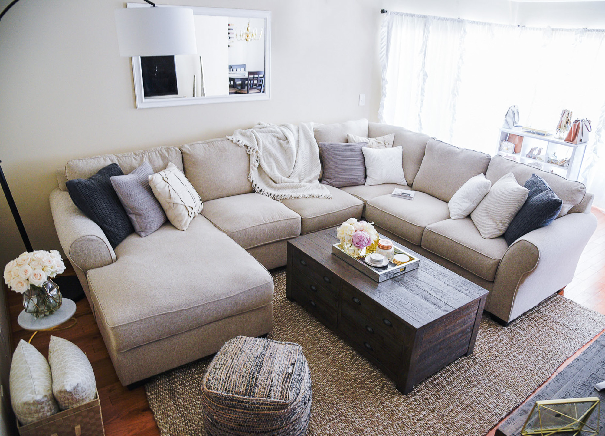 Living Room Reveal With Ashley HomeStore Visions Of Vogue