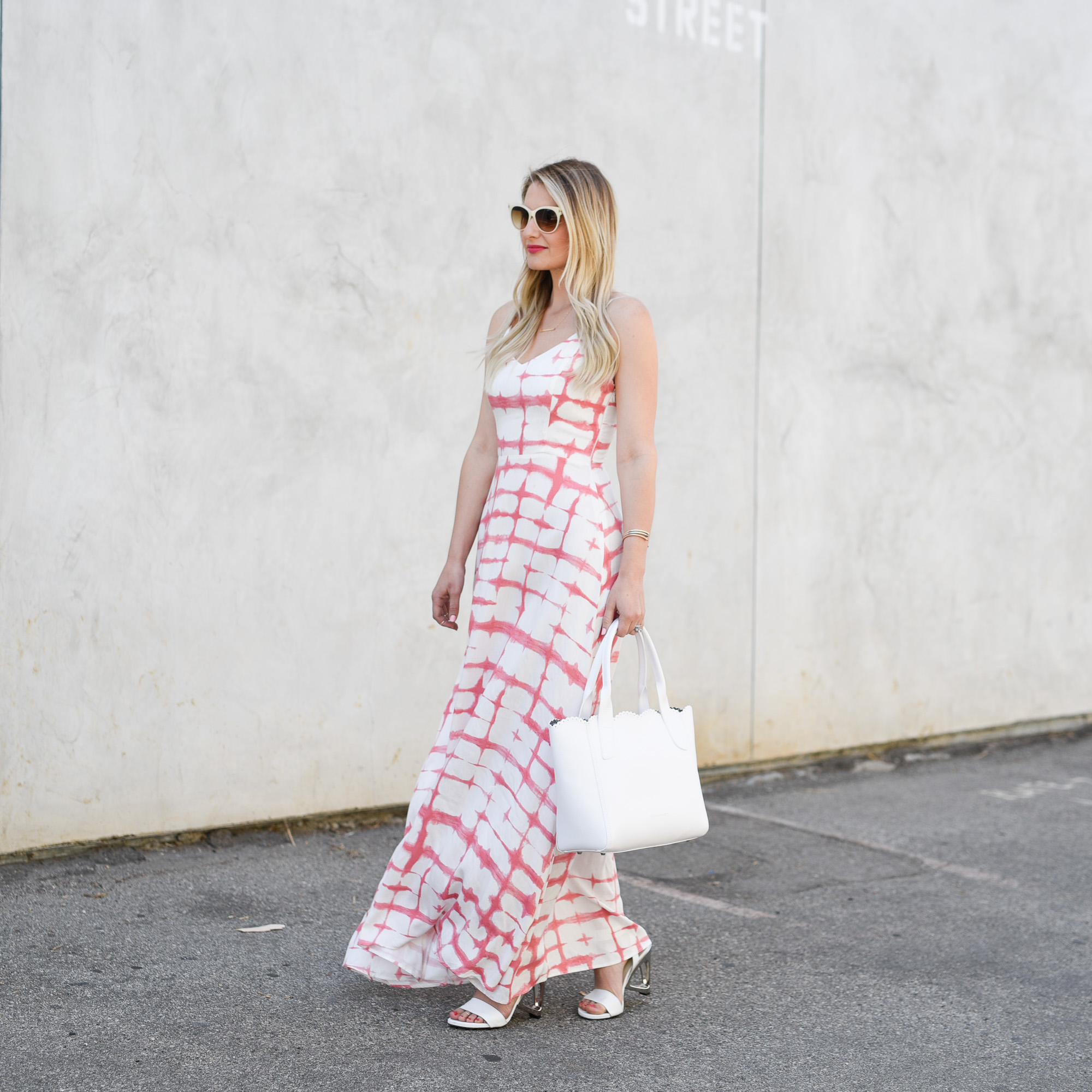 a bright colored affordable dress for the beach