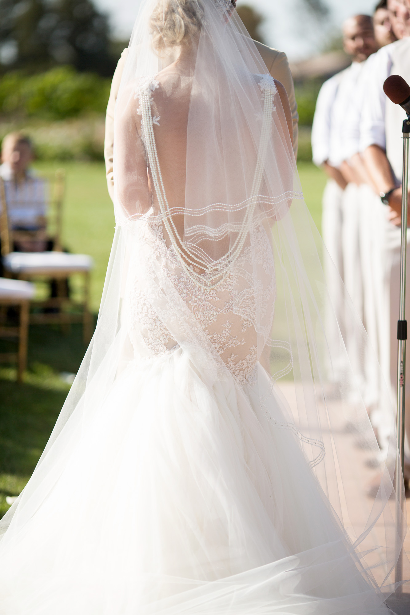 backless couture wedding gown 