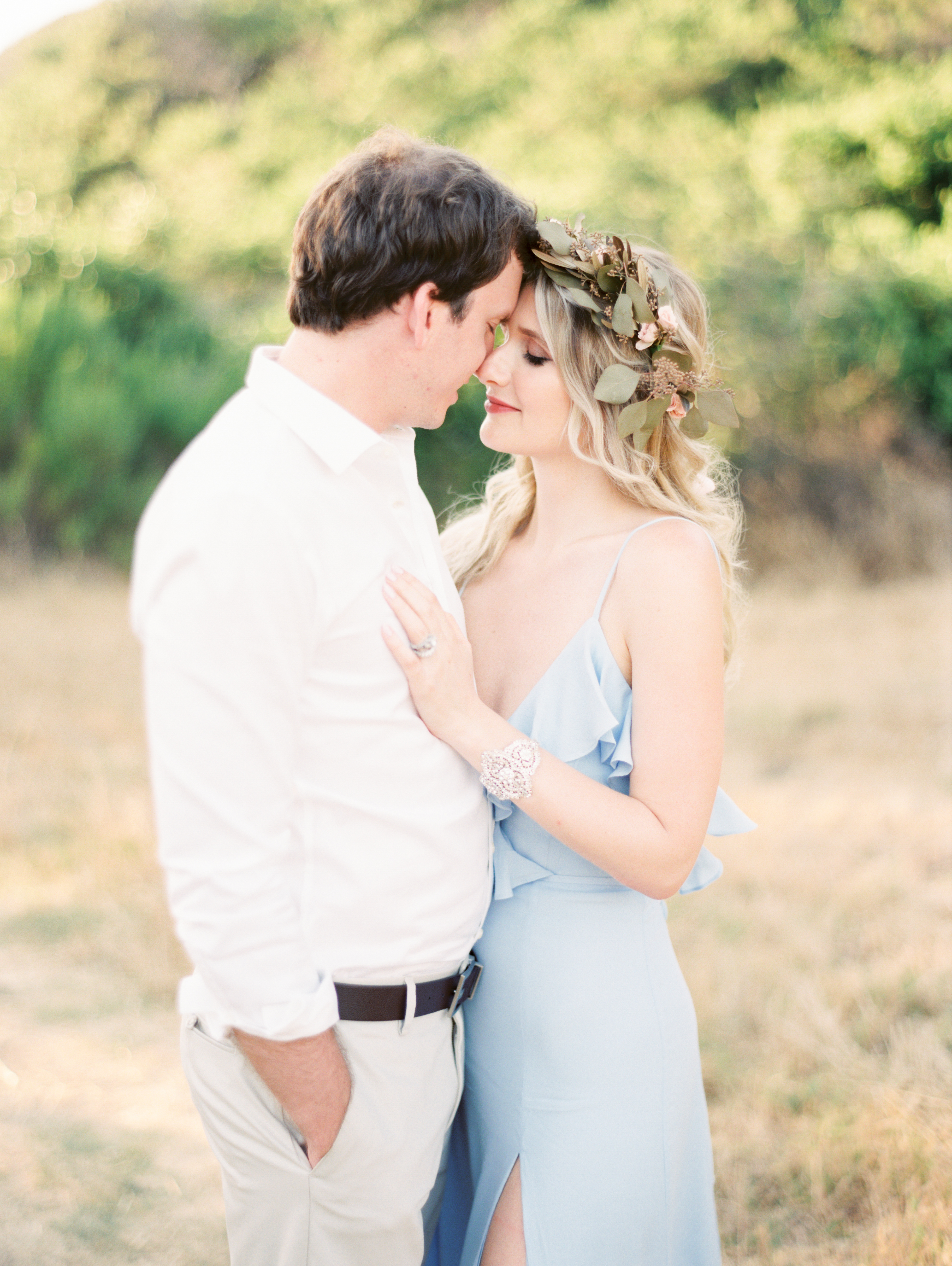 Bohemian engagement shoot