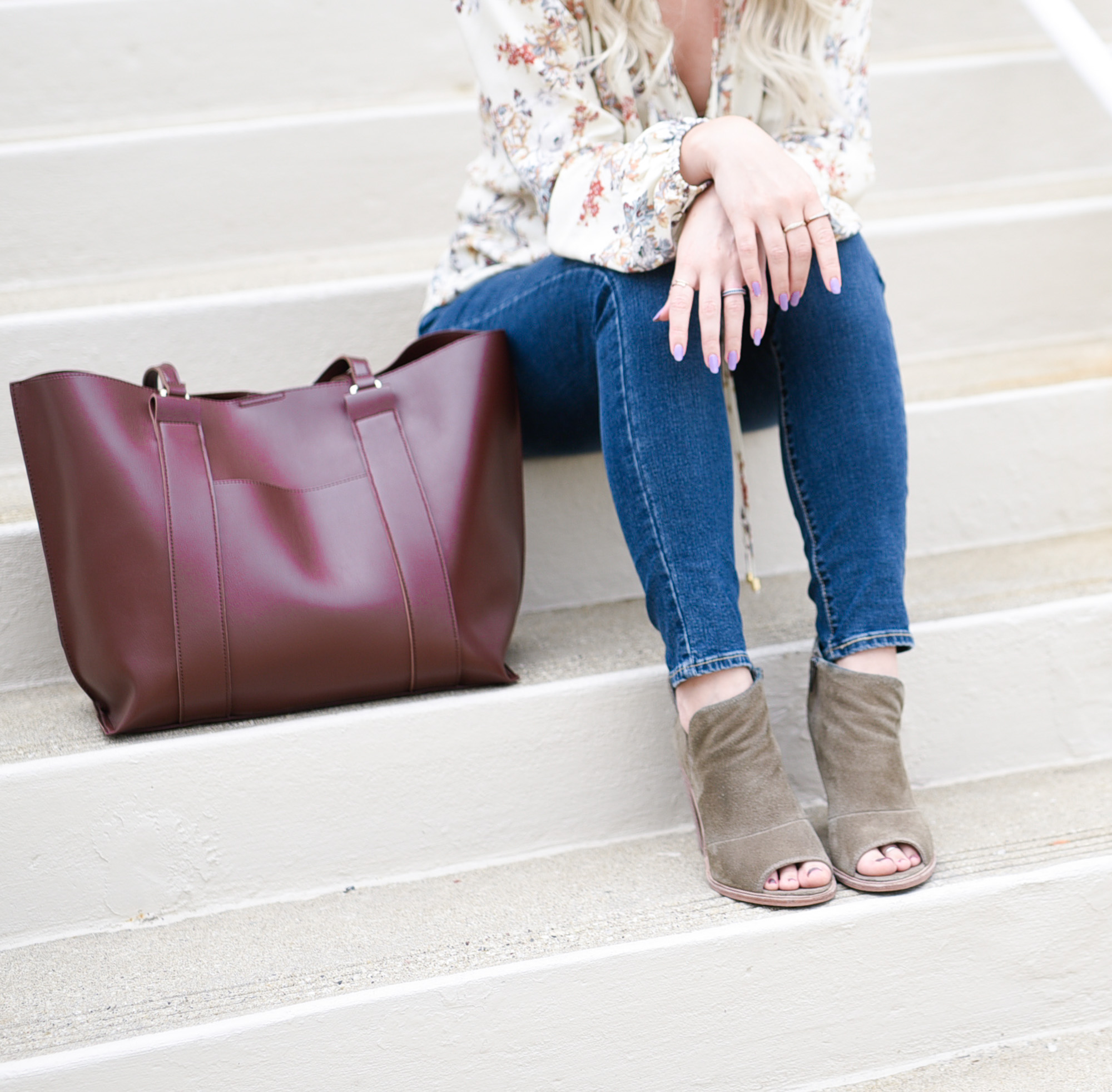 Brown Ravin tote by Sole Society. 