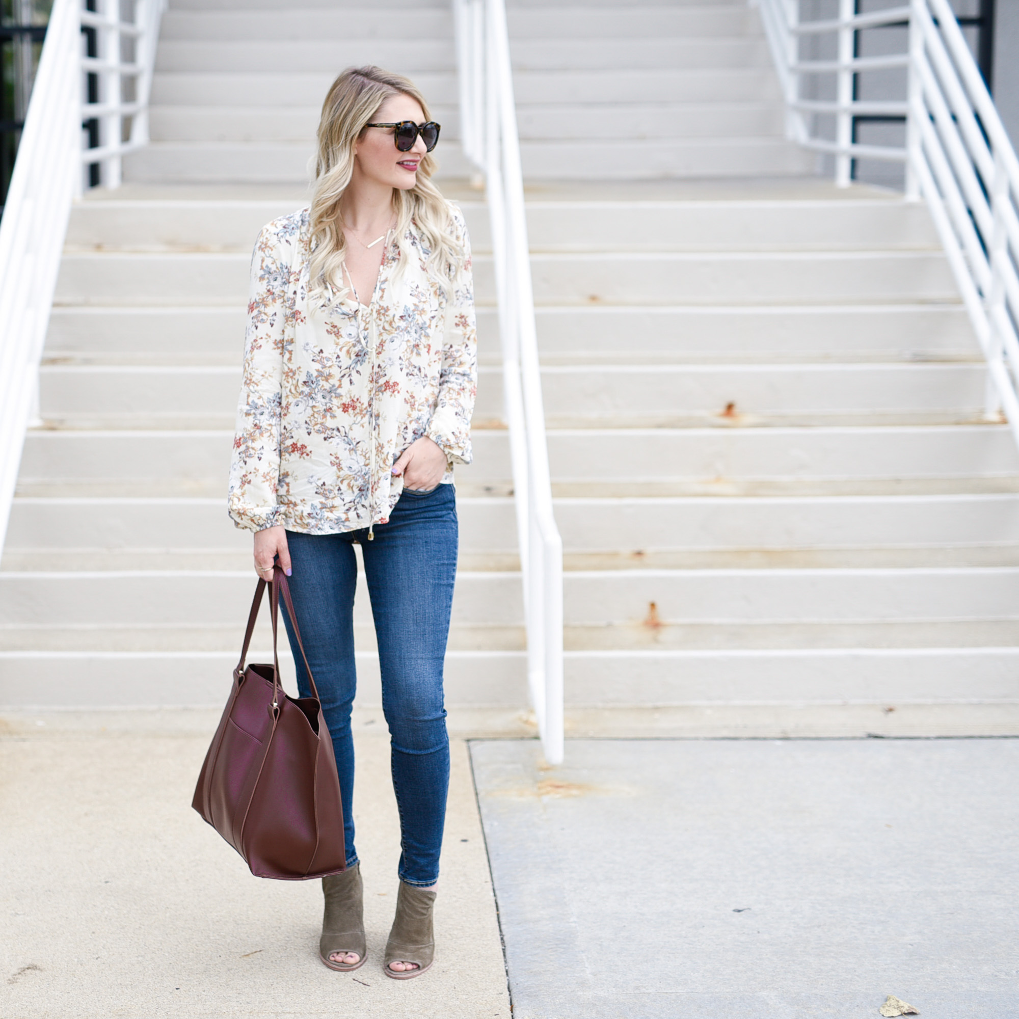 Jenna Colgrove wearing Levi's skinny jeans by Target. 