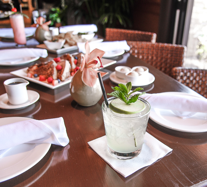 Delicious team themed beverages at Tommy Bahama restaurants! 