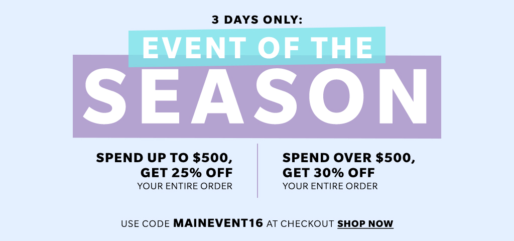 Everything you need to know about the Shopbop 3 Day Sale event in October. 