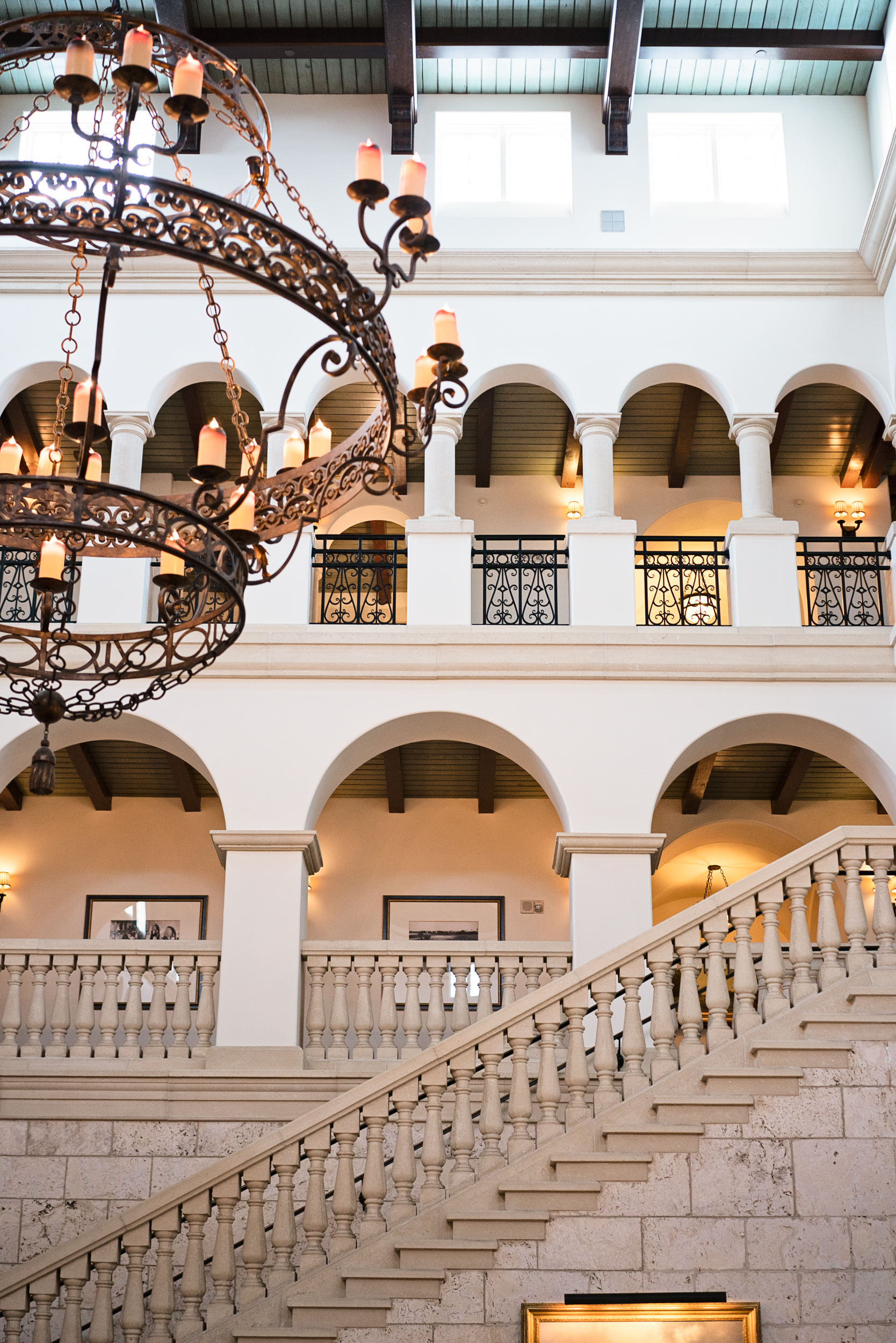 The lobby of The Cloister Resort at Sea Island Georgia. 