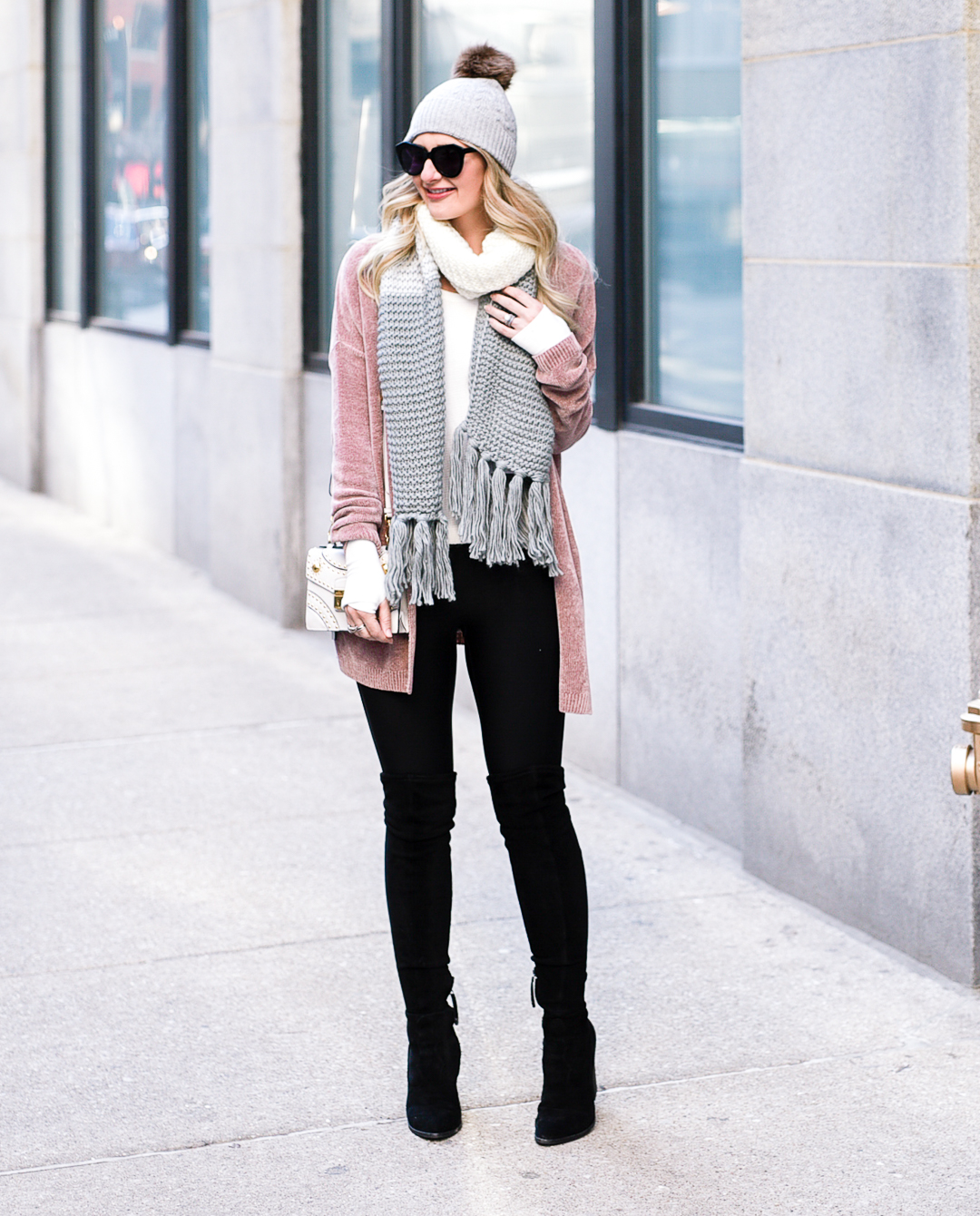 How to layer in winter to stay warm. 