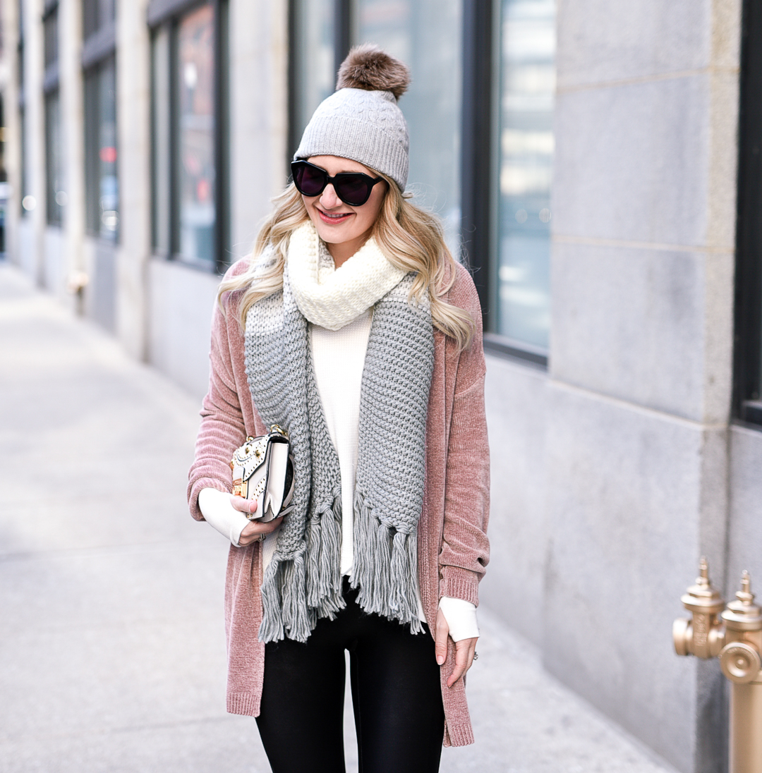 Winter neutrals outfit. 