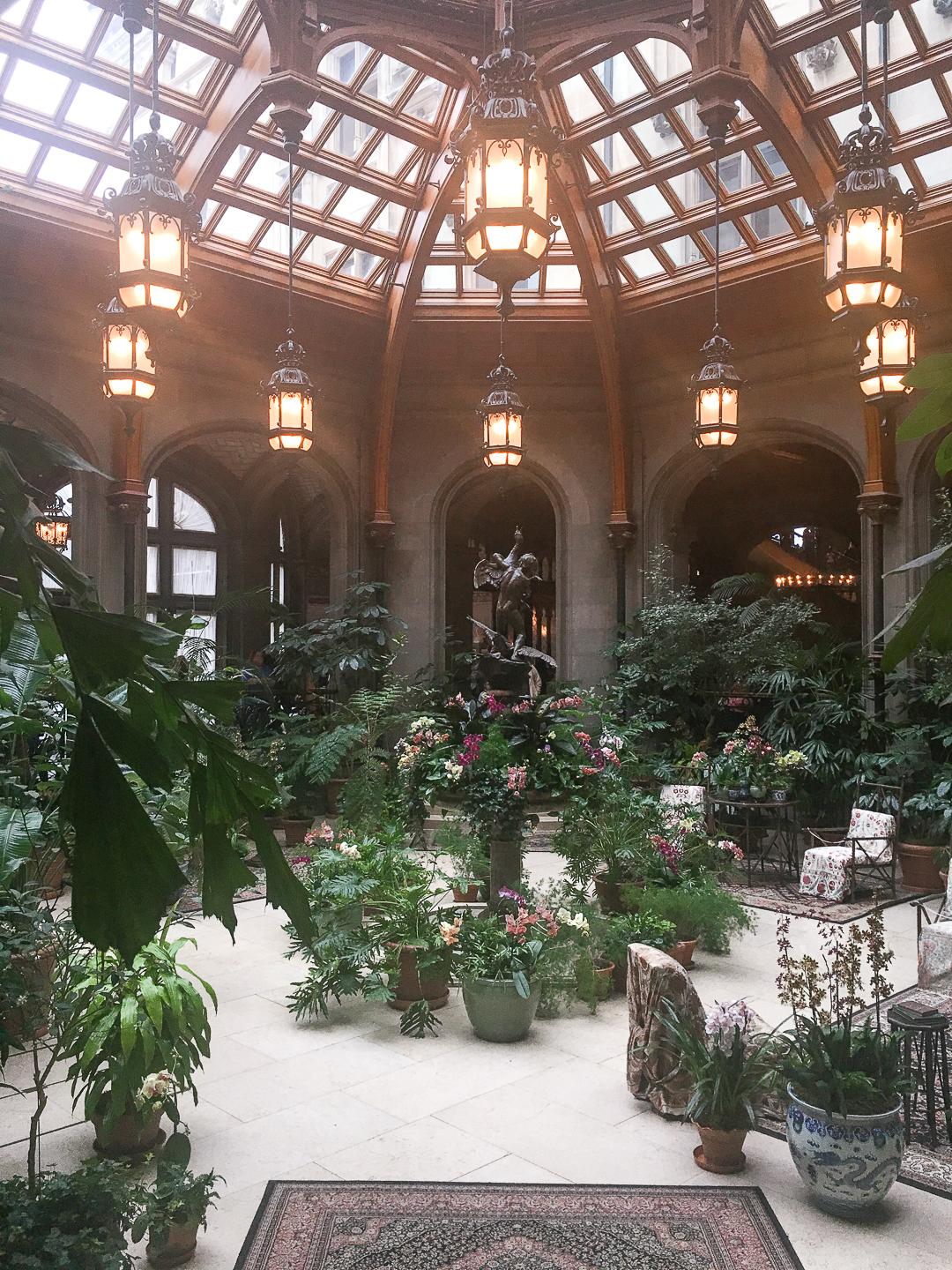 Biltmore Winter Garden in Asheville, North Carolina. 