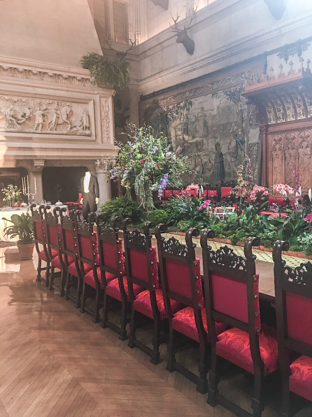 Dining Hall at the Biltmore Estate in Asheville, NC. 