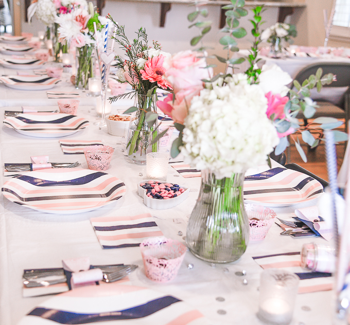 bridal shower table 