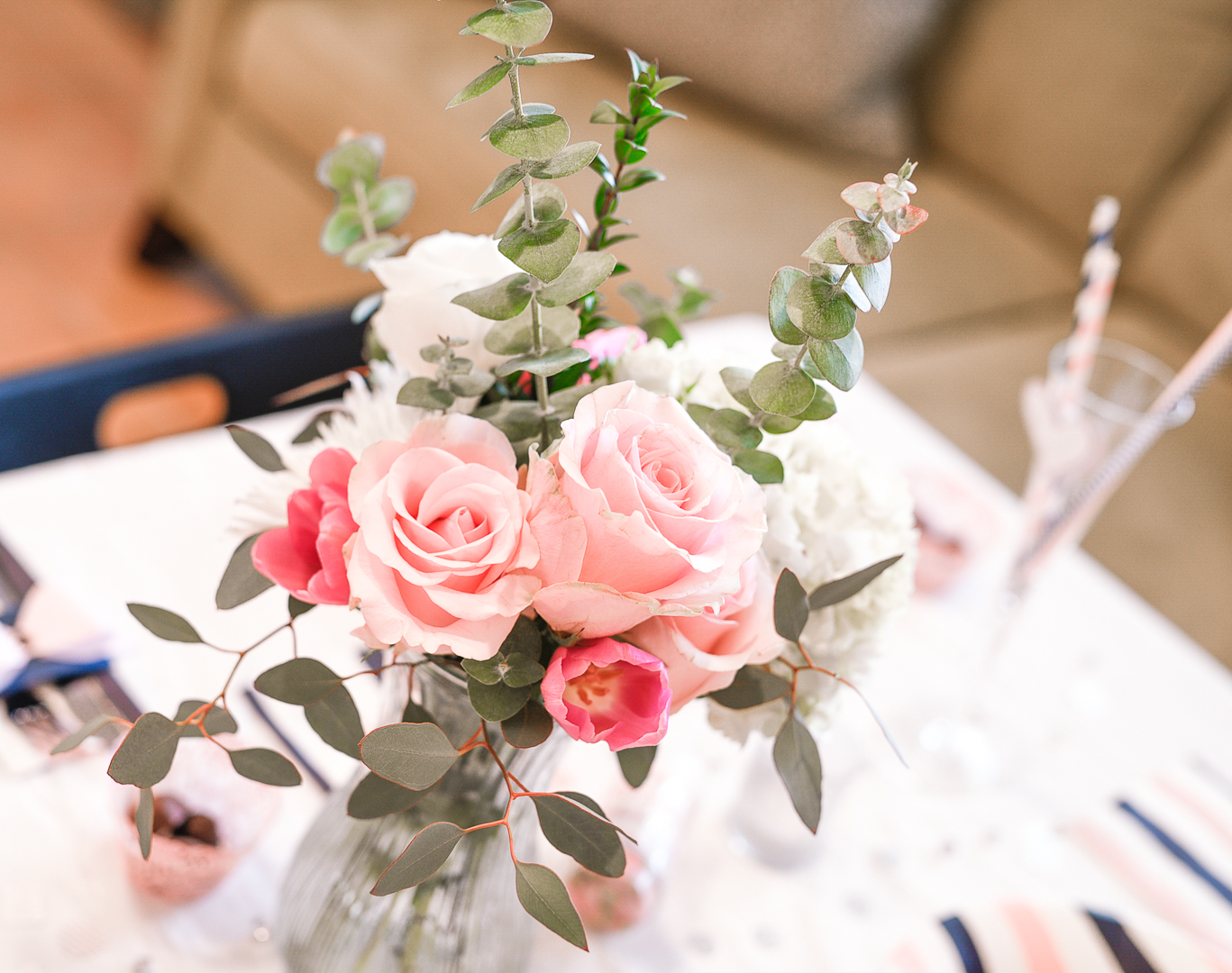 pink rose bouquet 