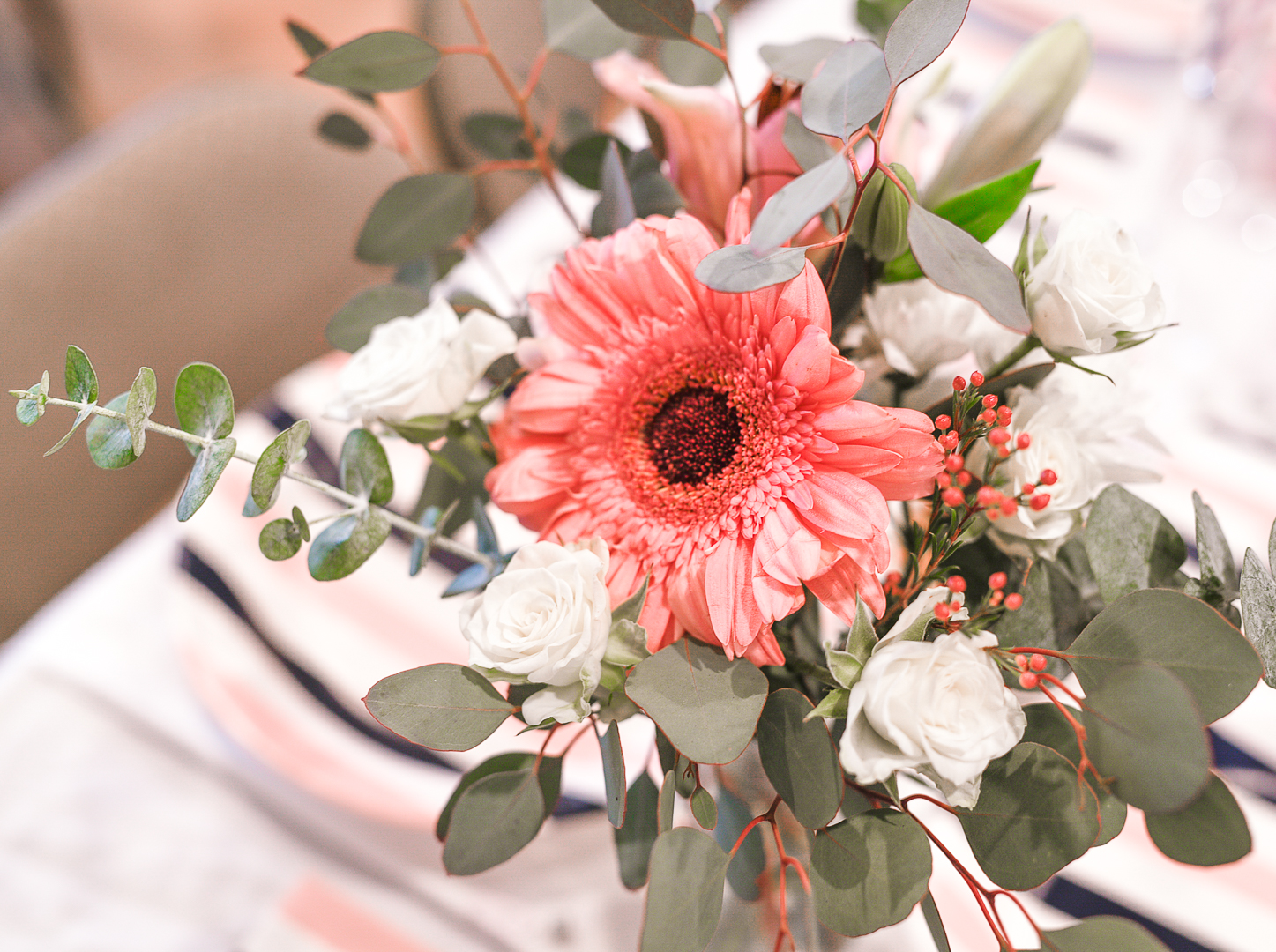 flower arrangement for a wedding 