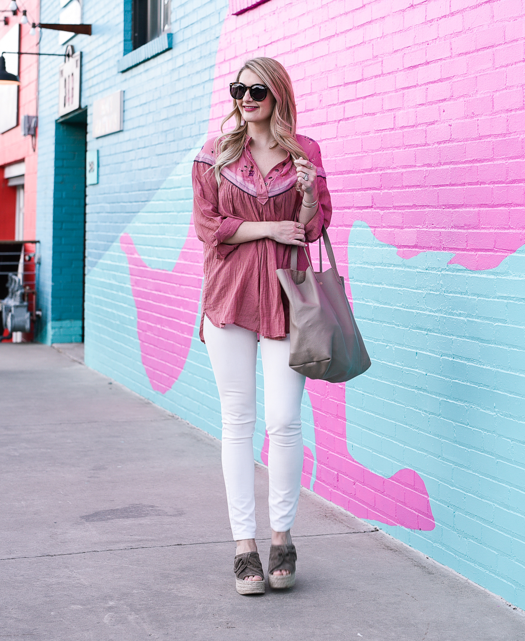 Comfy weekend outfit. 