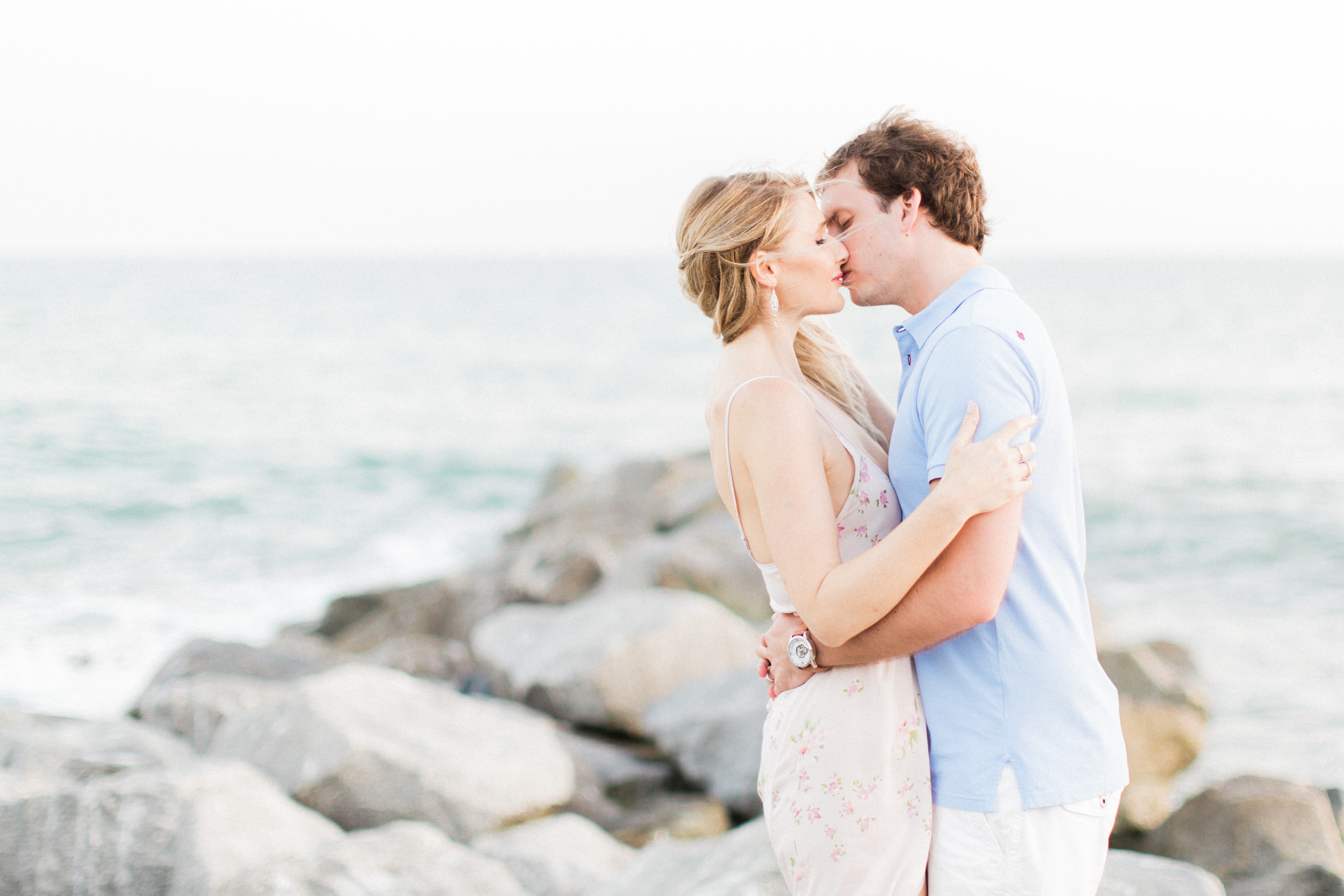 Malibu beach engagement shoot.