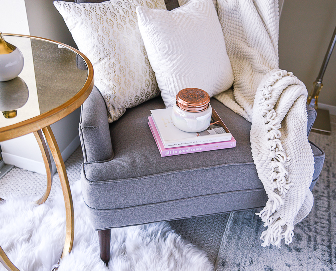 A cozy knit throw blanket with tassels from Pottery Barn