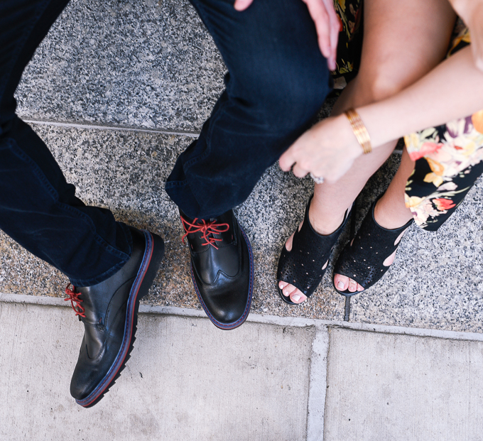 Jaxson wingtip shoe by Rockport and perforated bootie heel for women. 