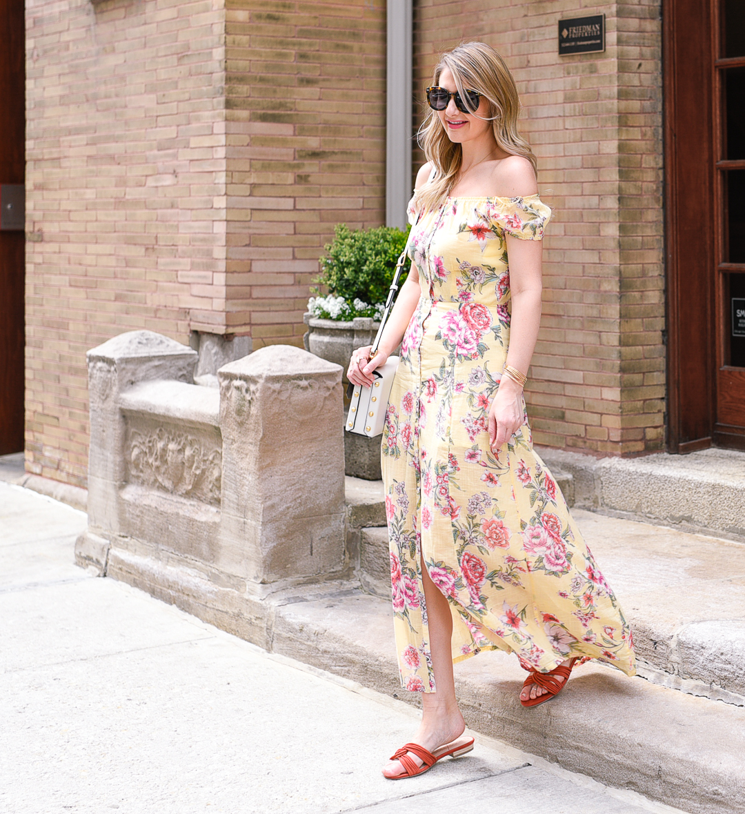 Yellow and red outfit to wear to a picnic