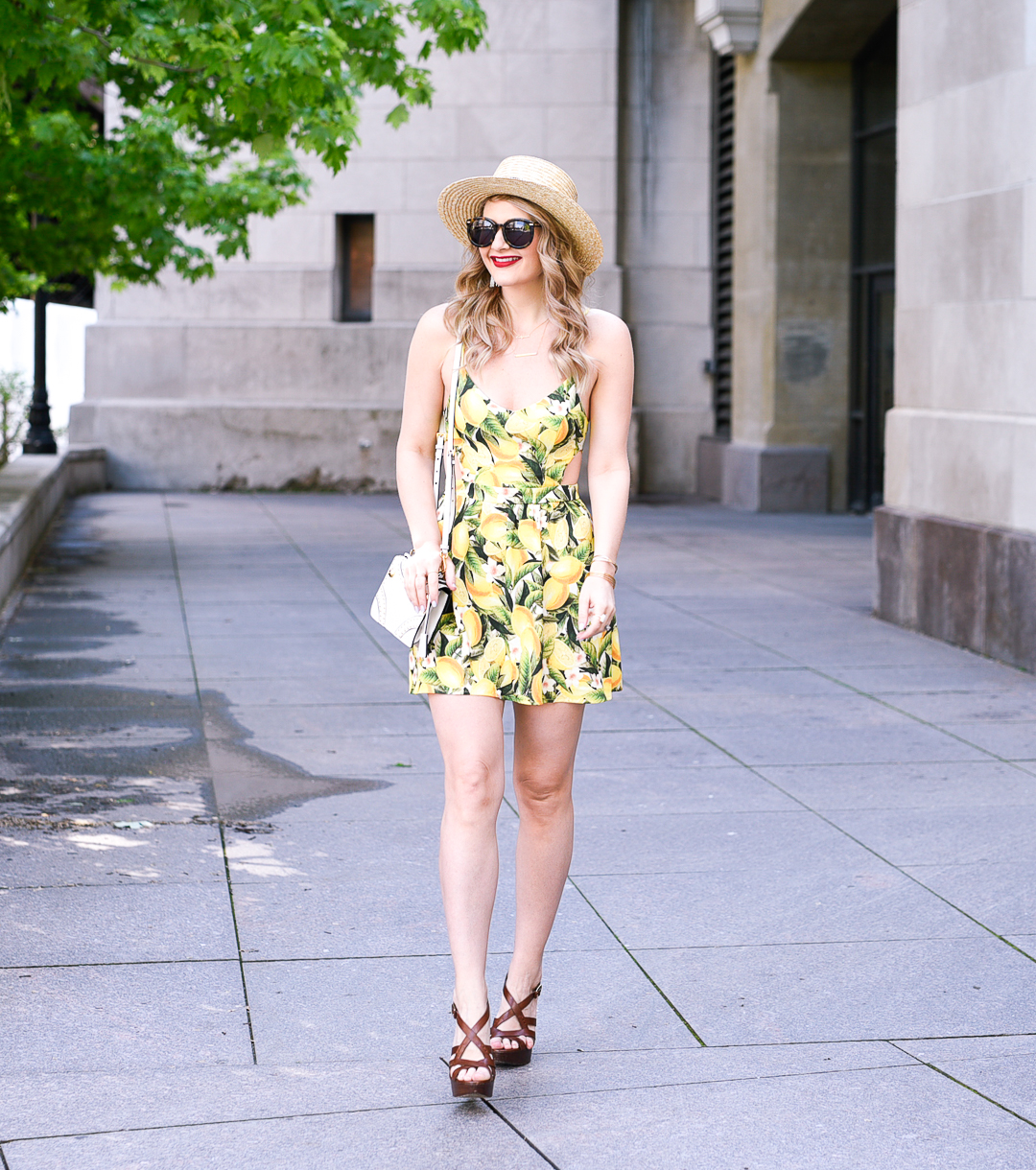 show me your mumu piper dress and brown burberry wedges