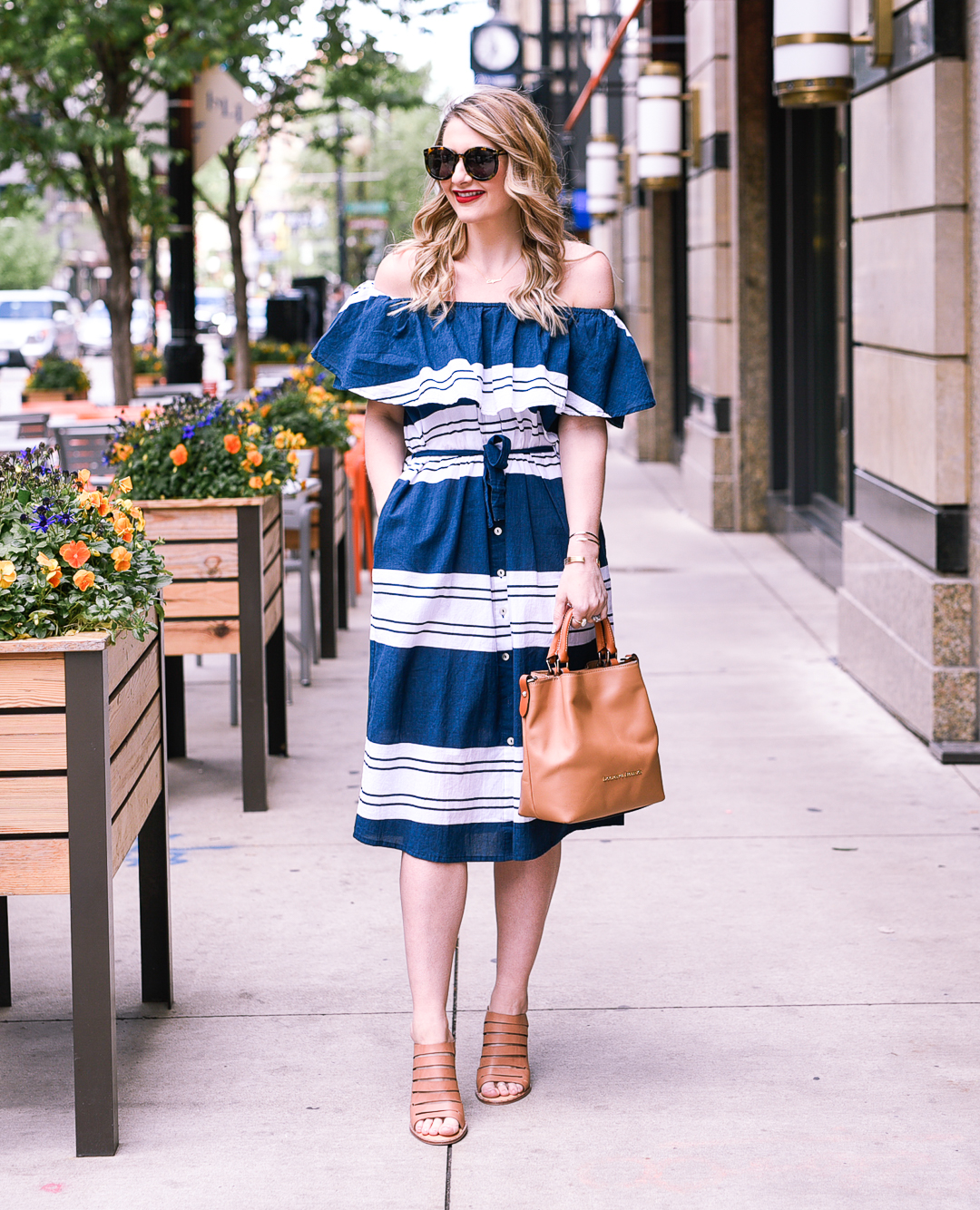 a nautical themed dress for summer