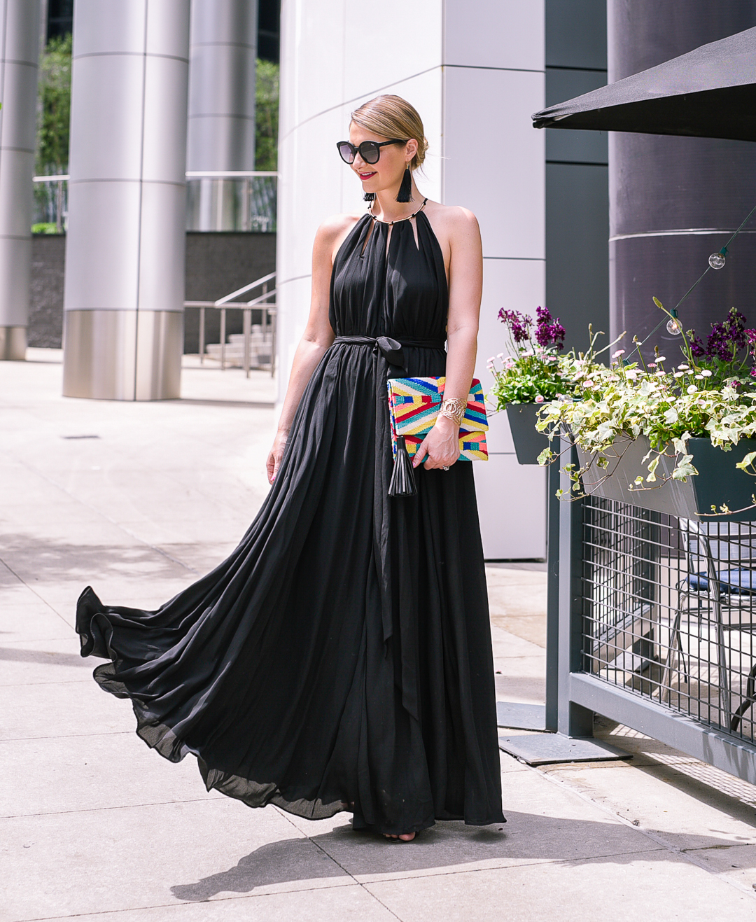 flattering maxi dress for a formal event 