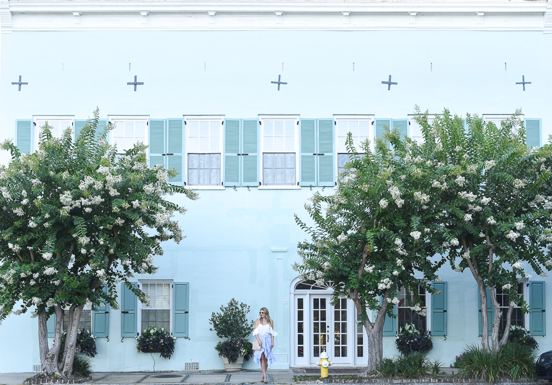 pastel mint home in the south