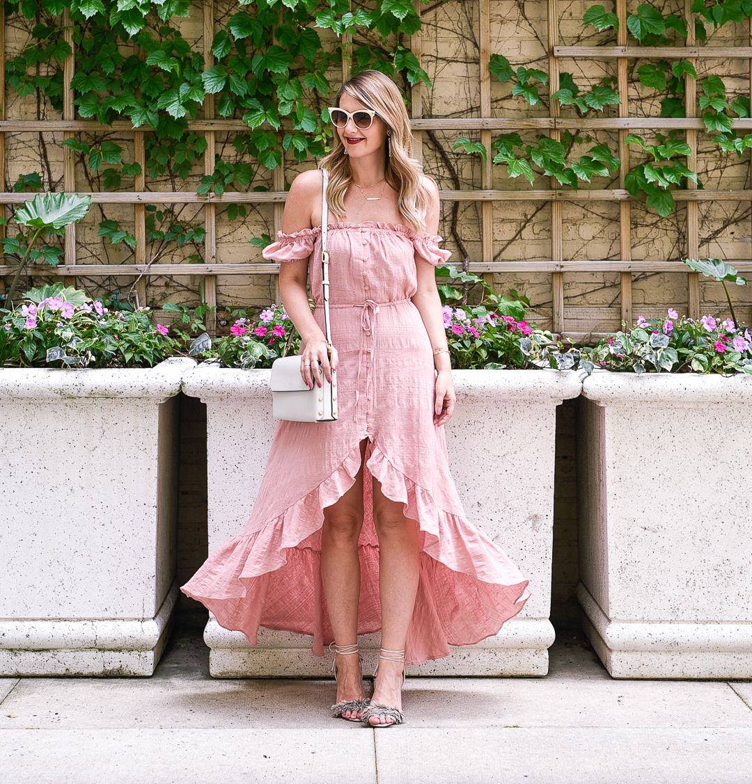 how to wear blush pink in summer 