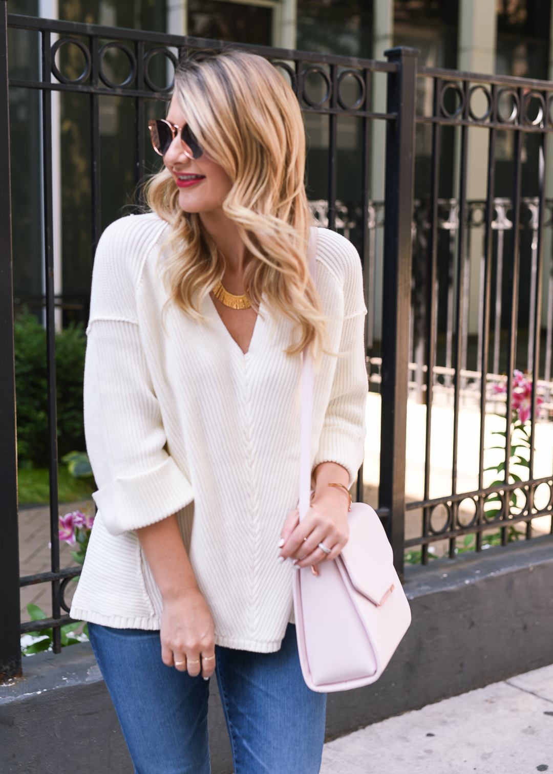 white knit sweater nordstrom