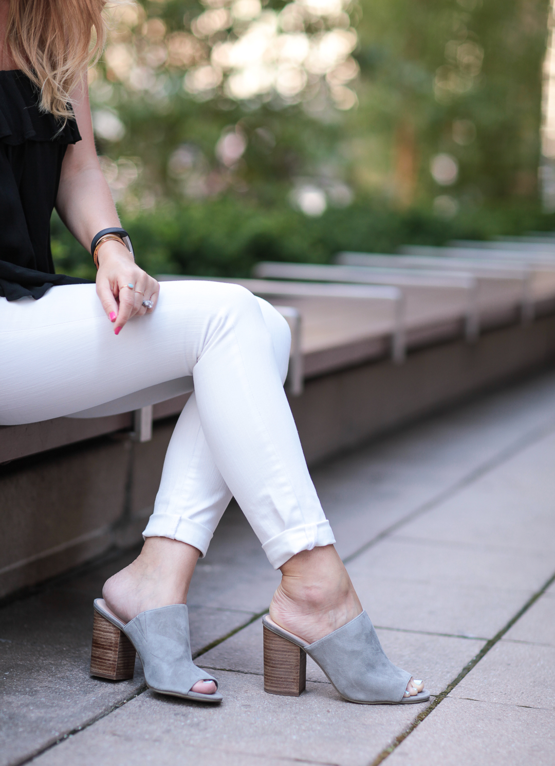 grey mules from nordstrom for under $50