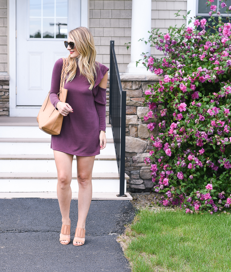 how to style a knit sweater dress
