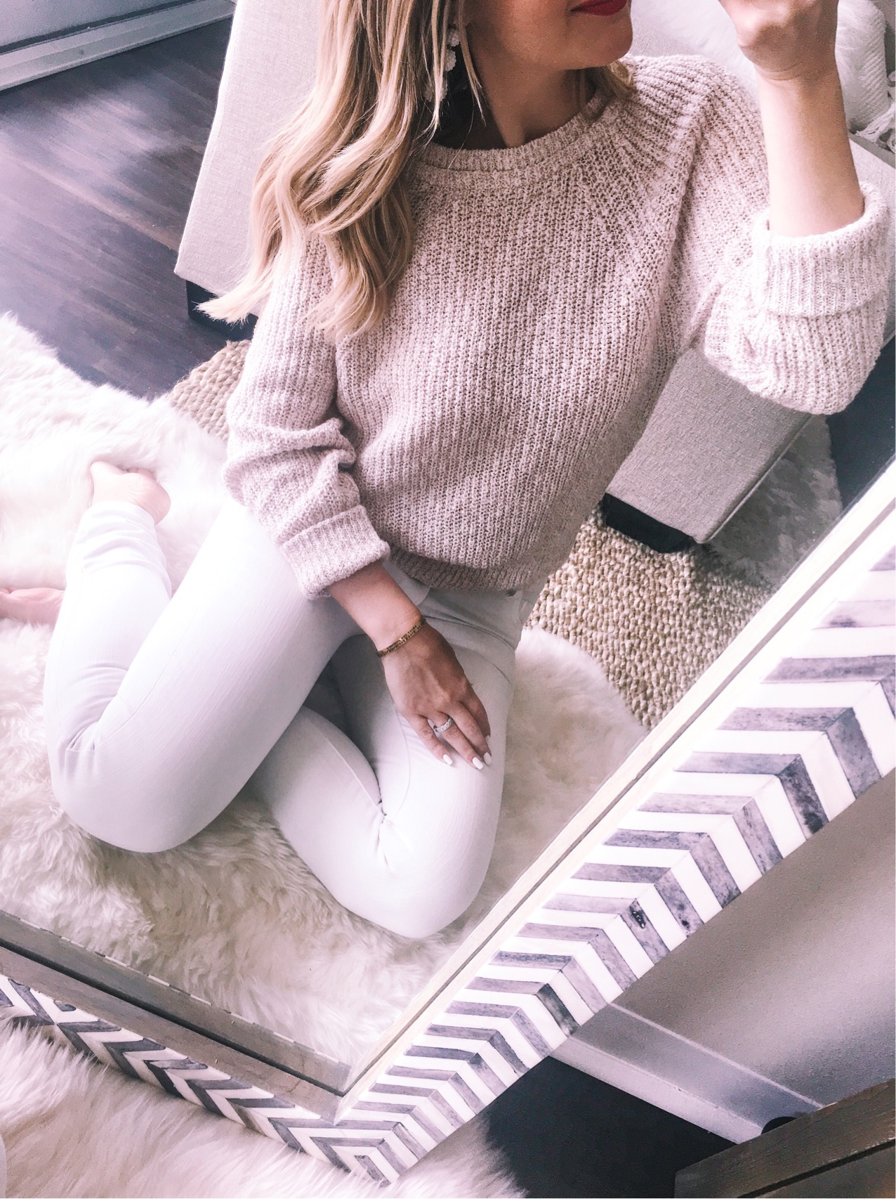 Cozy knit sweater