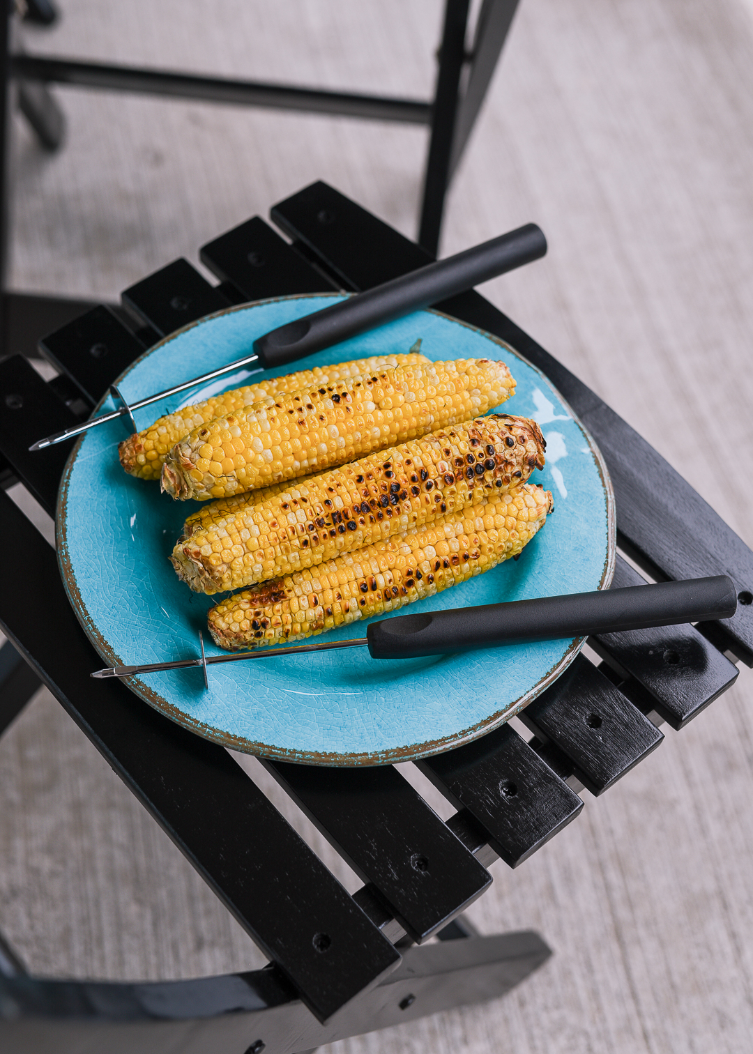 fresh grilled corn with lime 