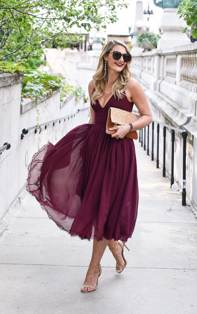 wedding guest style - Fall Wedding Guest Dress Guide by Chicago style blogger Visions of Vogue