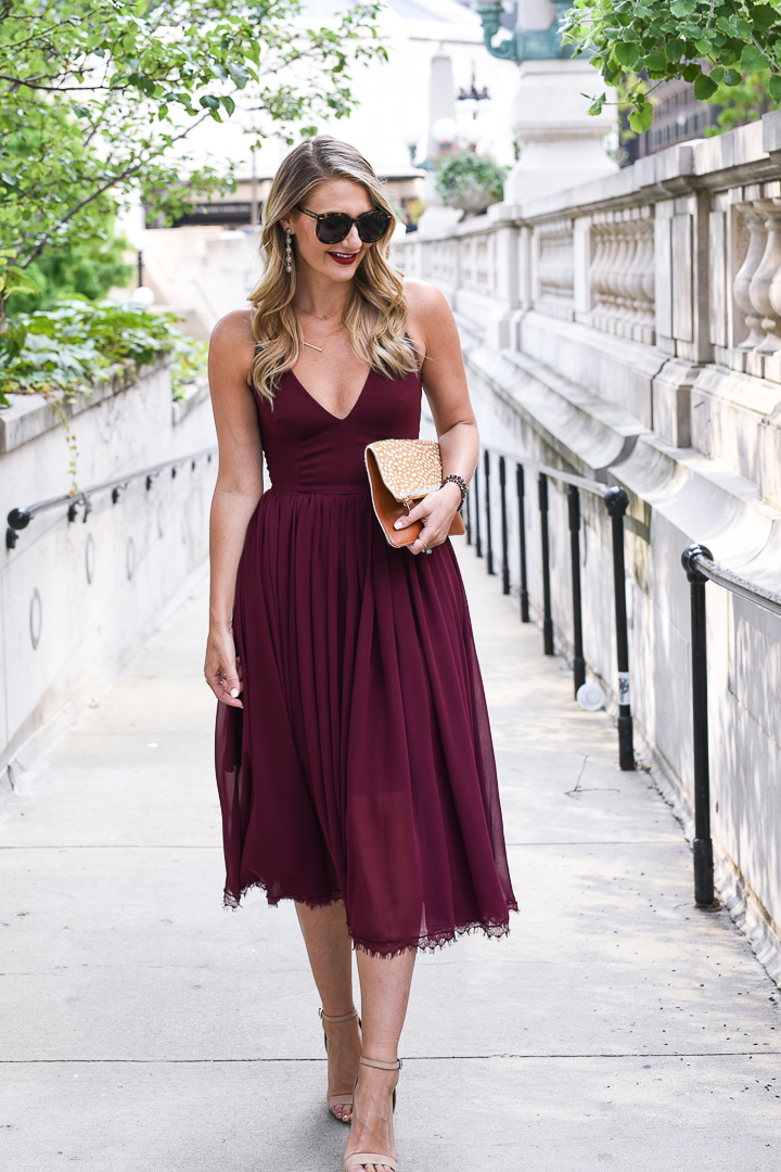 what to wear to a formal event in fall - Fall Wedding Guest Dress Guide by Chicago style blogger Visions of Vogue