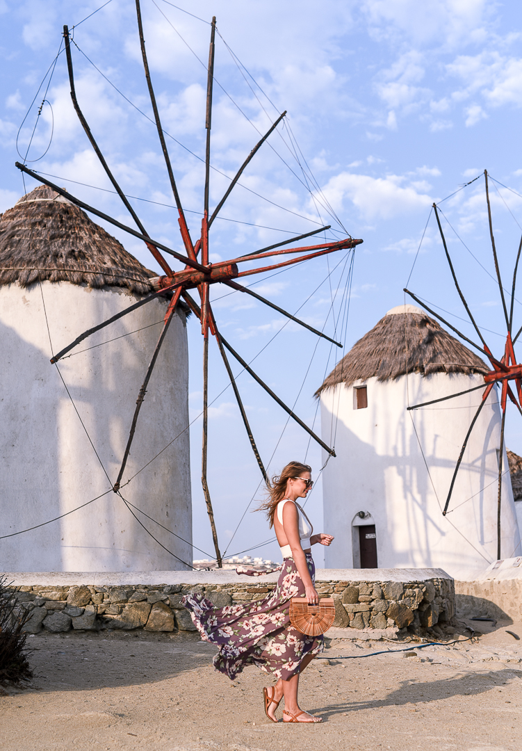 windmills in mykonos