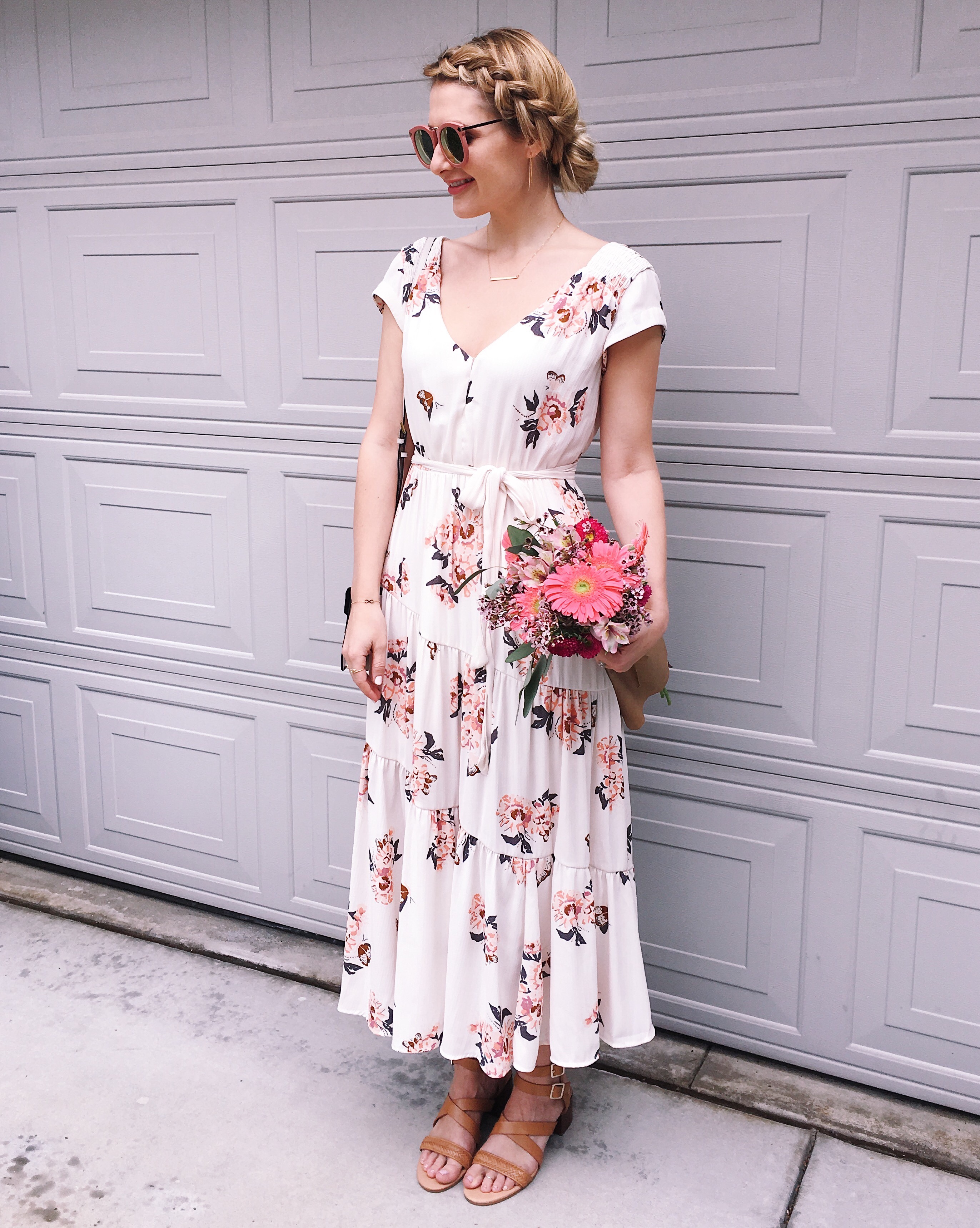 floral midi dress at nordstrom