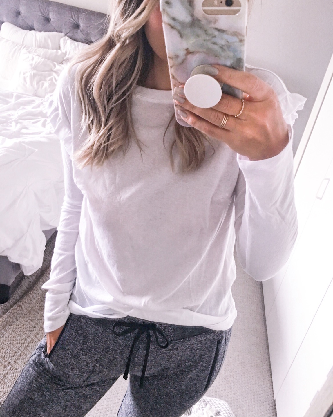 comfortable casual at home outfit