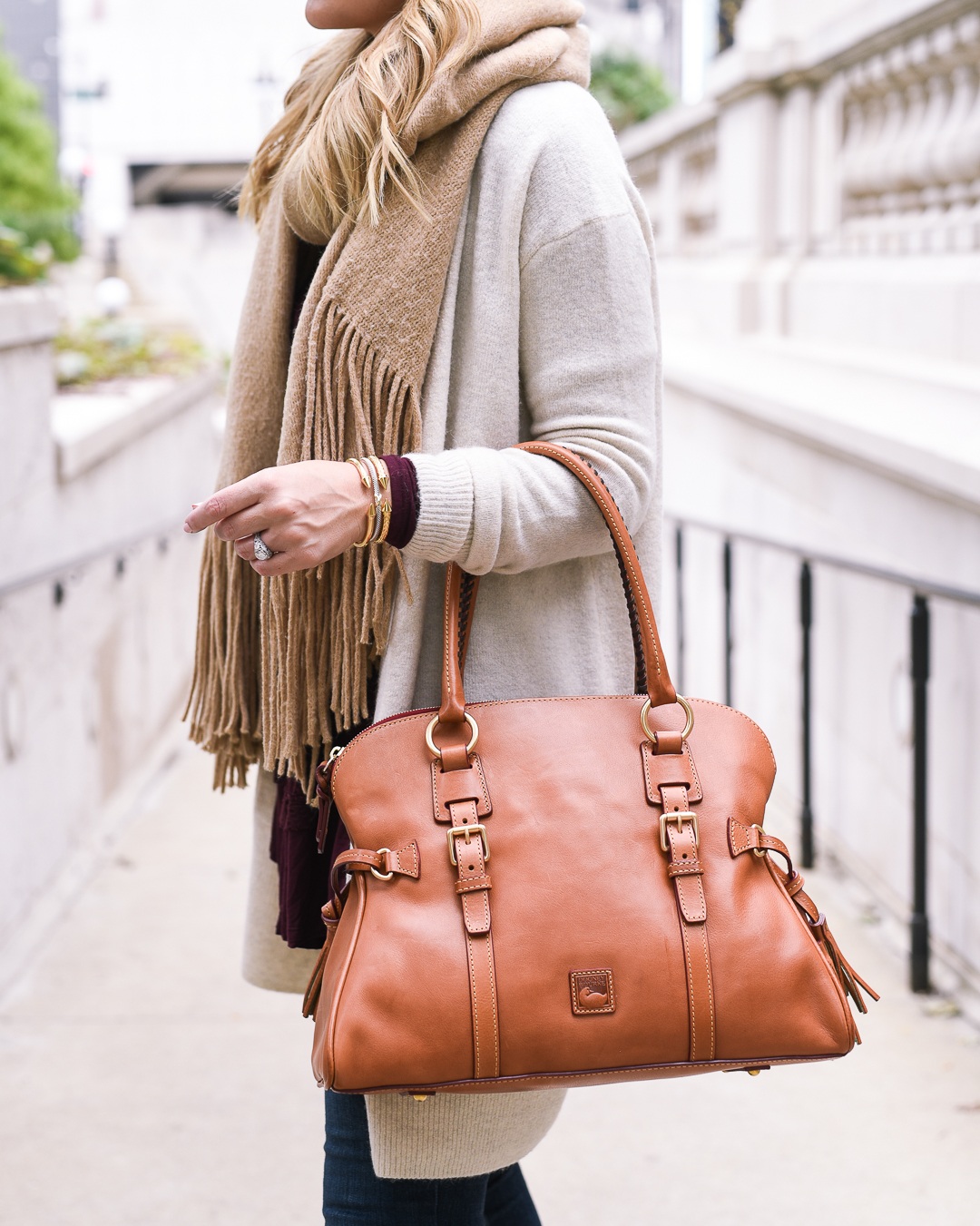best brown leather satchel for fall