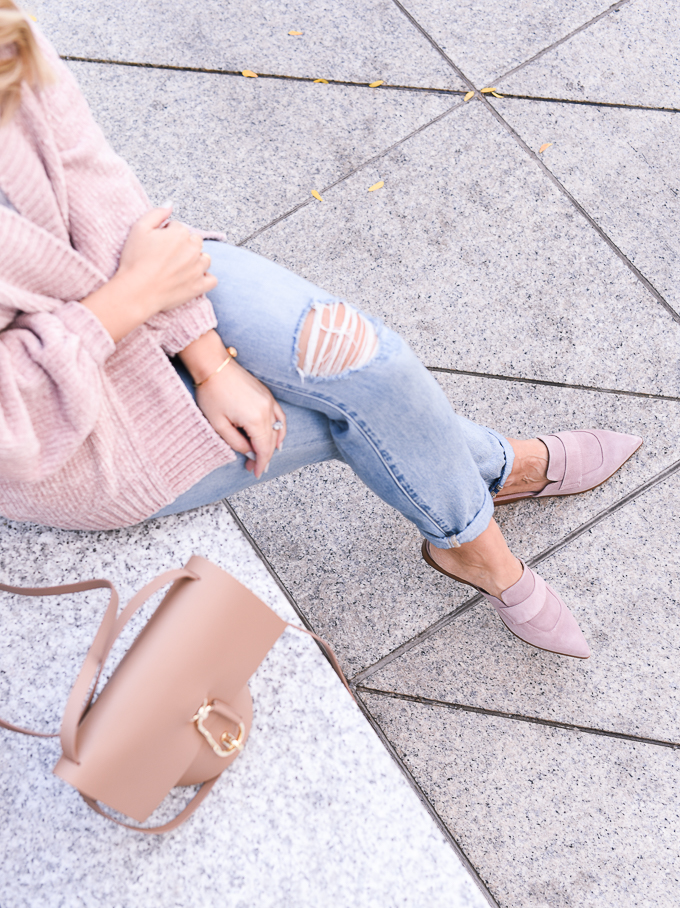 pink pointed toe palmer mule slides by franco sarto
