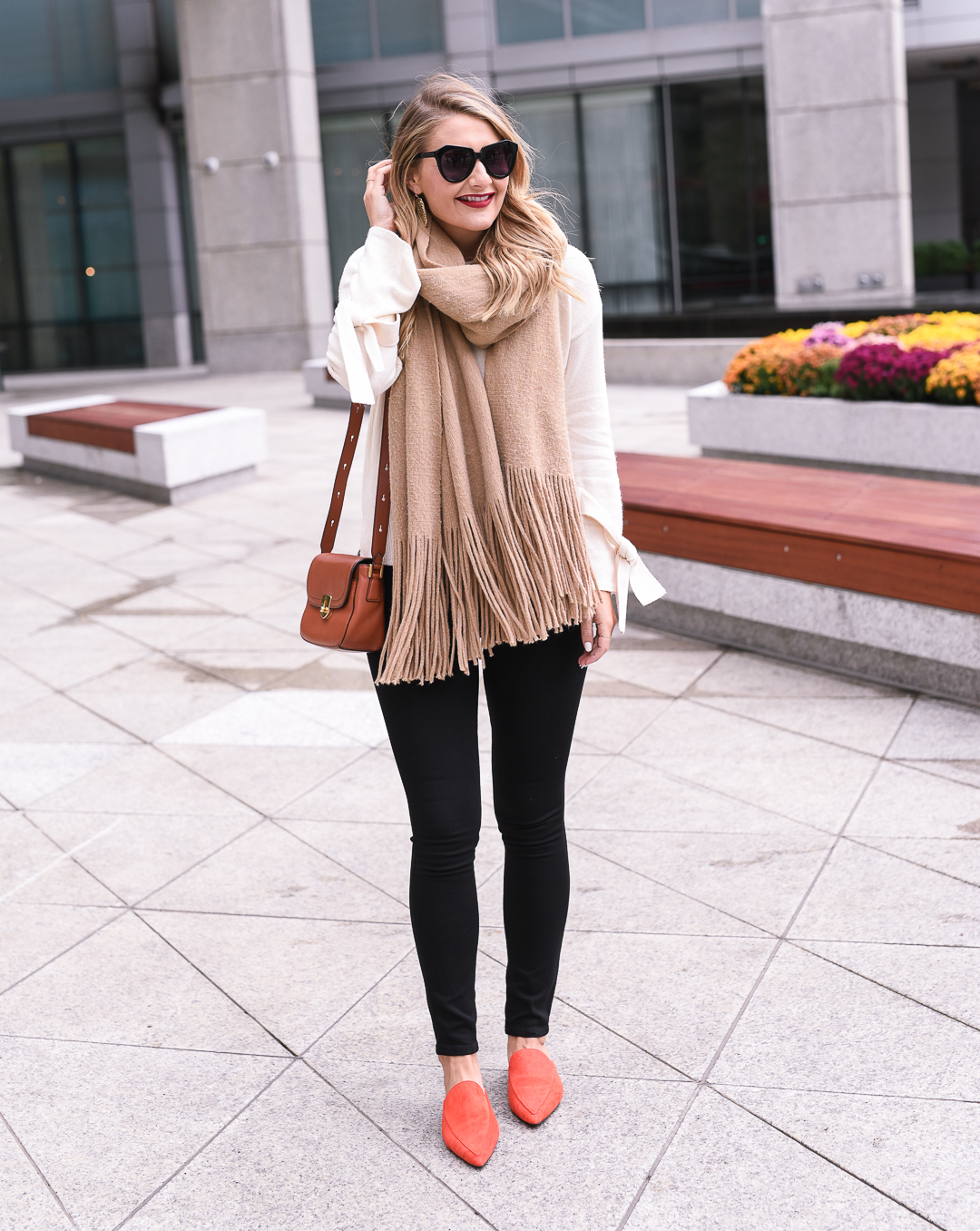 red suede mules