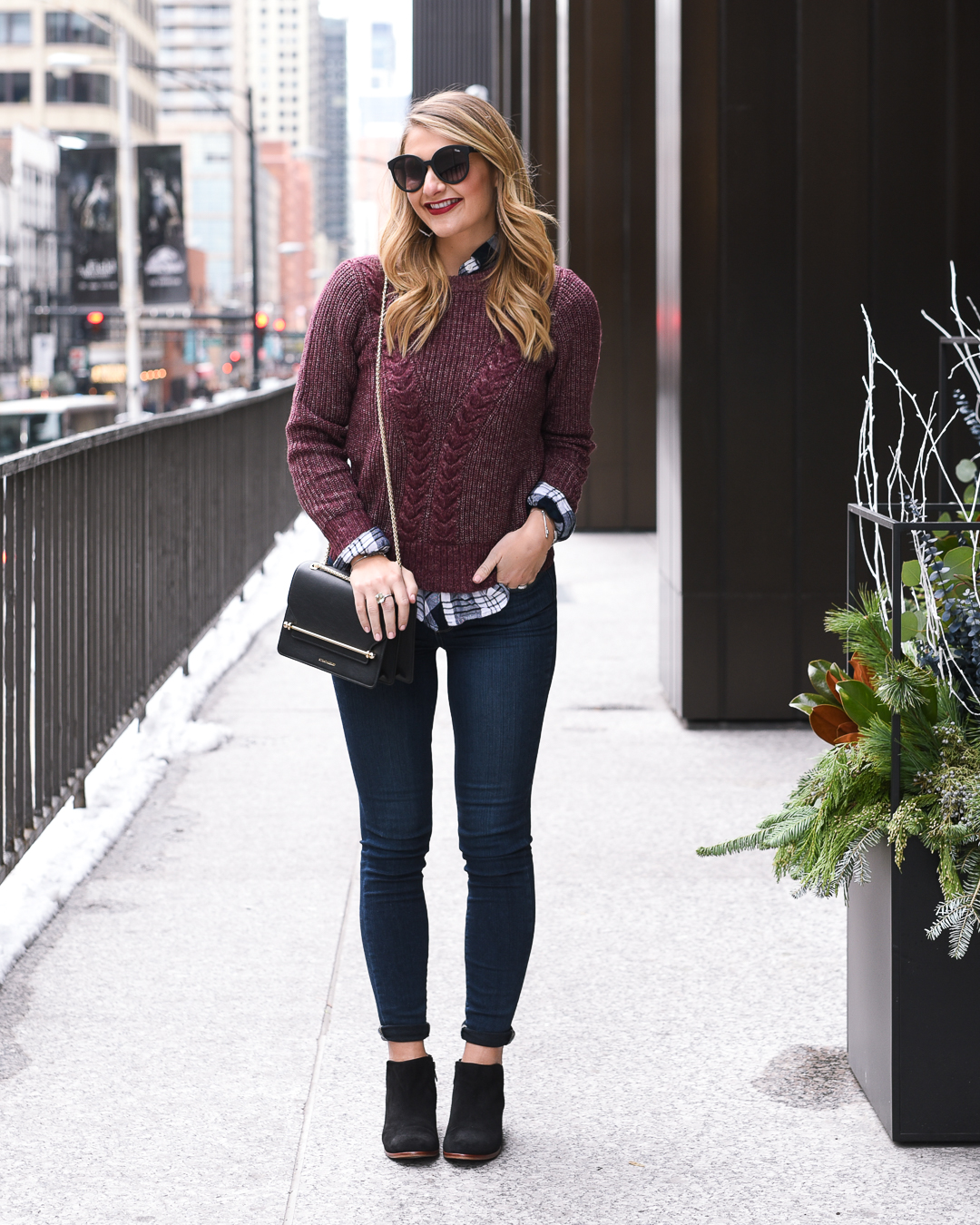 best abercrombie and fitch sweaters for under $50 - Best Cute Affordable Sweater for Layering by Chicago style blogger Visions of Vogue