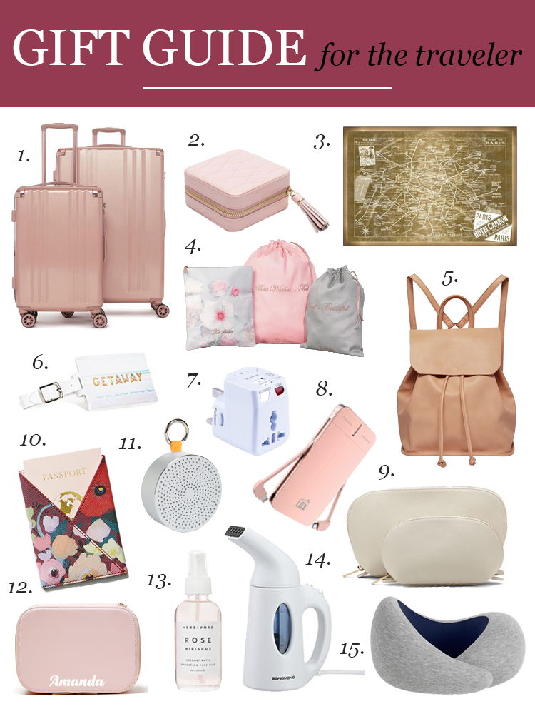 gift ideas for the travel lover - Holiday Gift Guide: 15 Gifts for the Travel Lover by Chicago style blogger Visions of Vogue