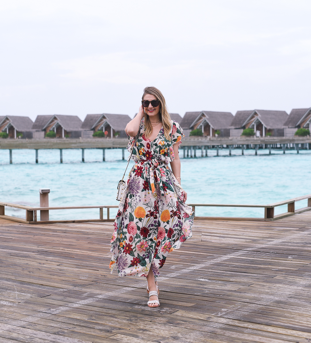 mena floral free people dress