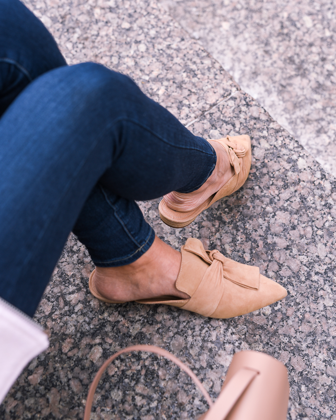 Beige Bow Mules for Work | 6pm Fashion 