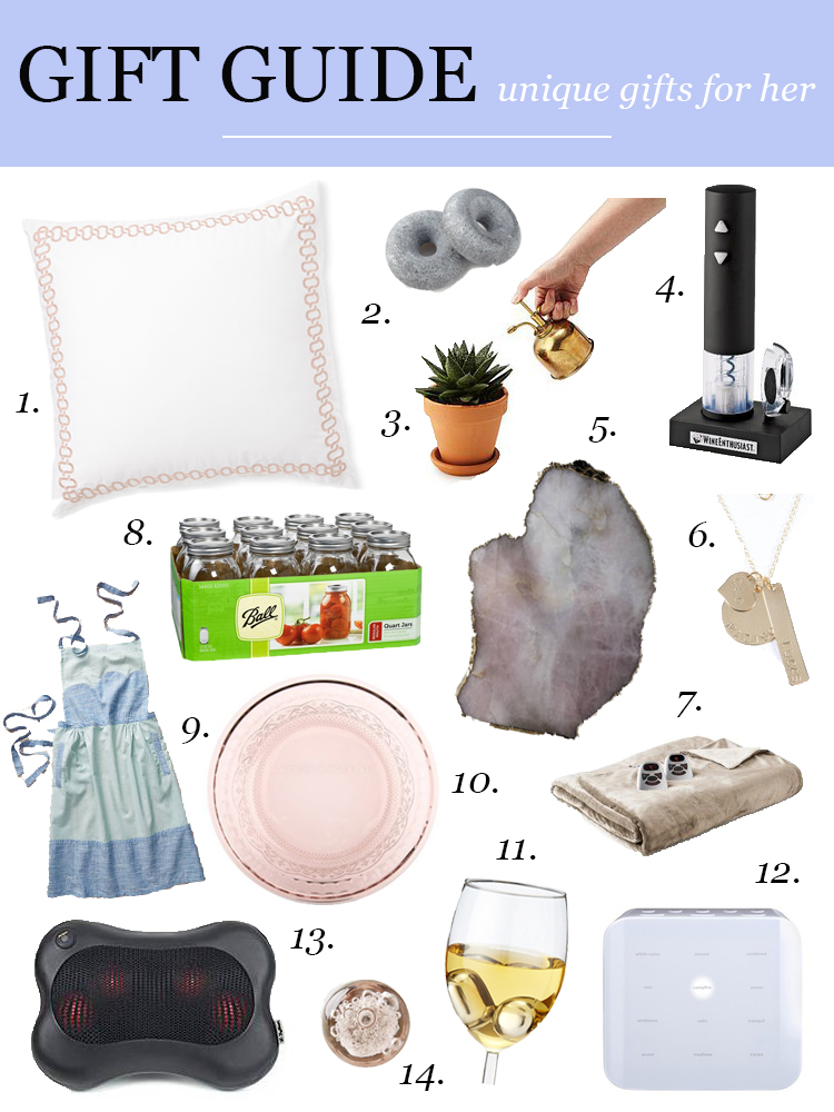 Gift Guide: 14 Unique Gifts for Her