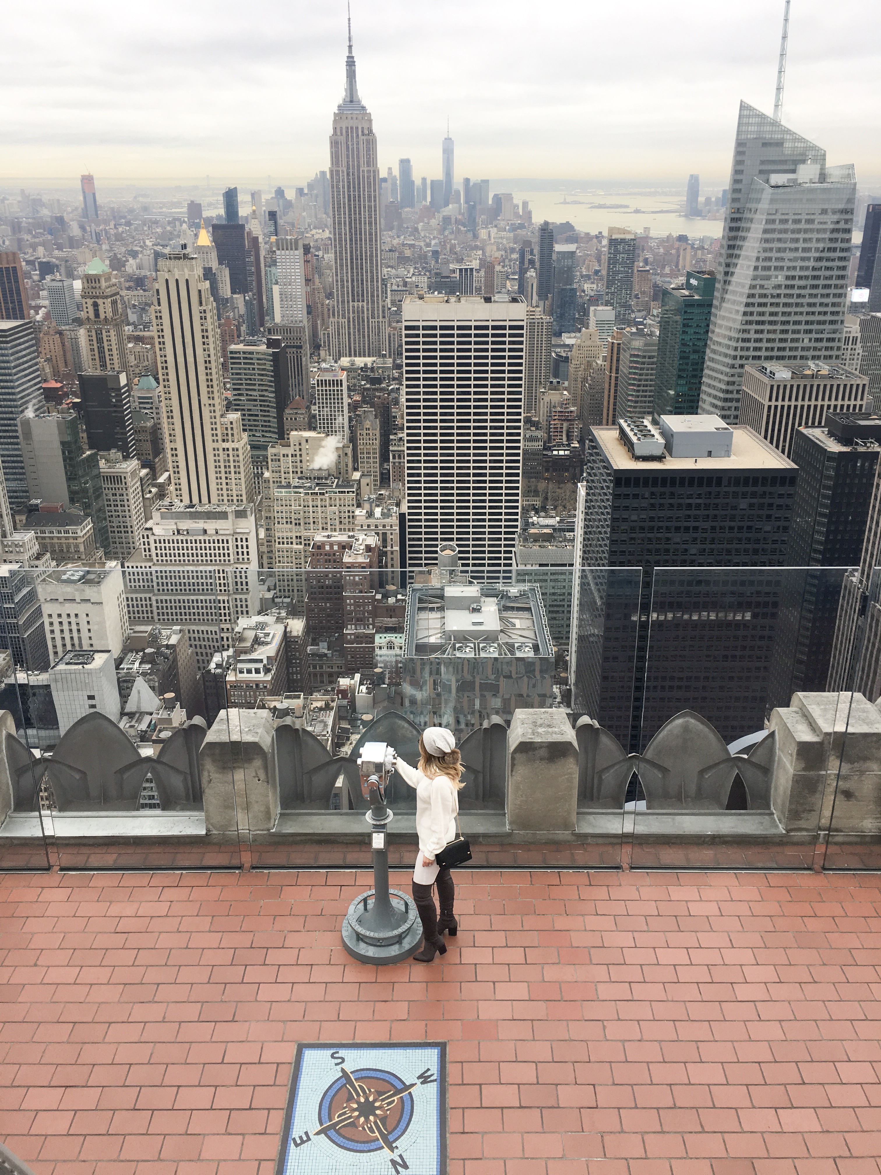 top of the rock at rockefeller center - 5 Best US Travel Destinations by popular Chicago travel blogger Visions of Vogue