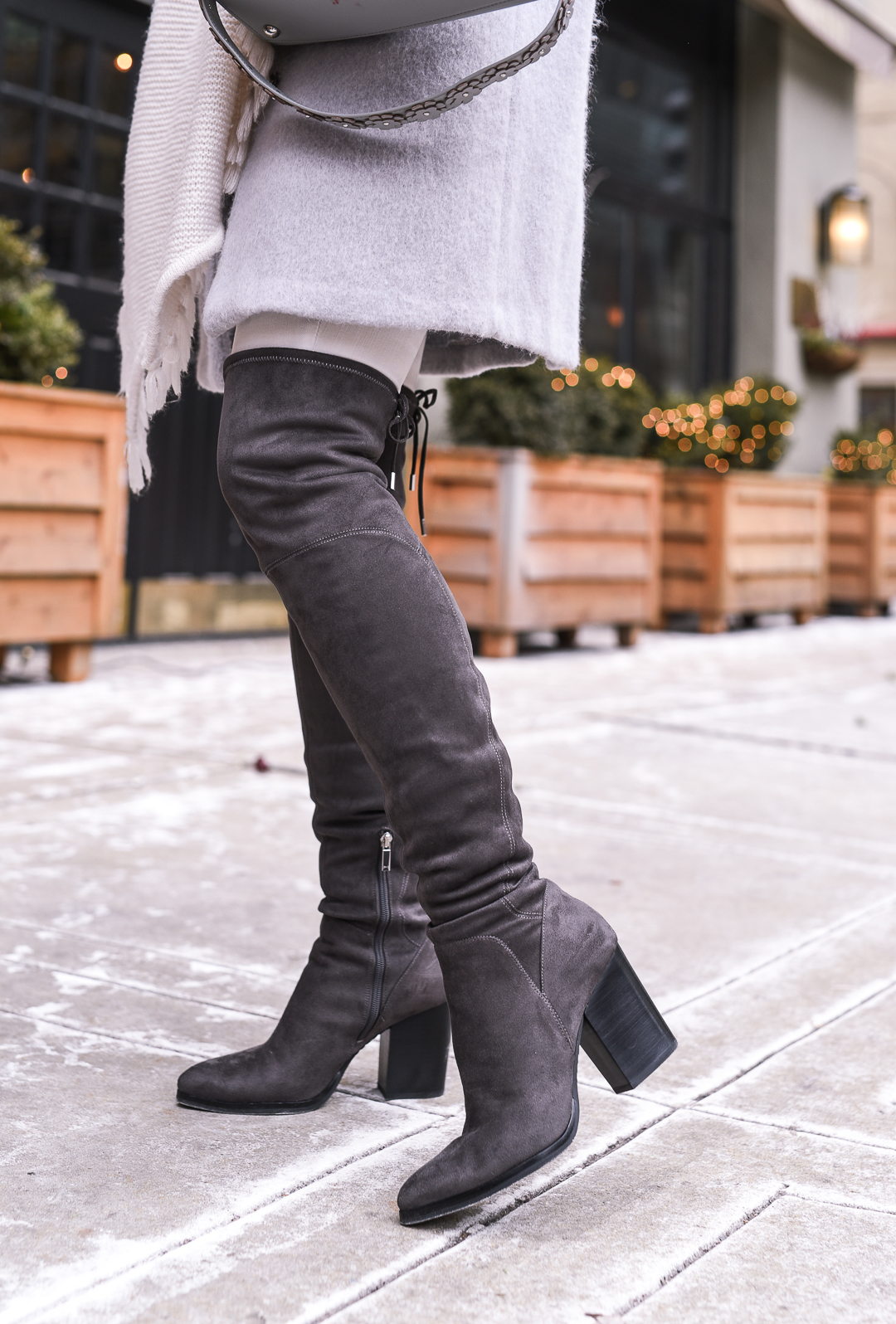 best affordable over the knee suede boots